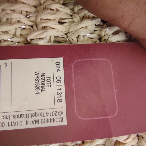 Natural tote bag Nwt - Picture 8 of 13